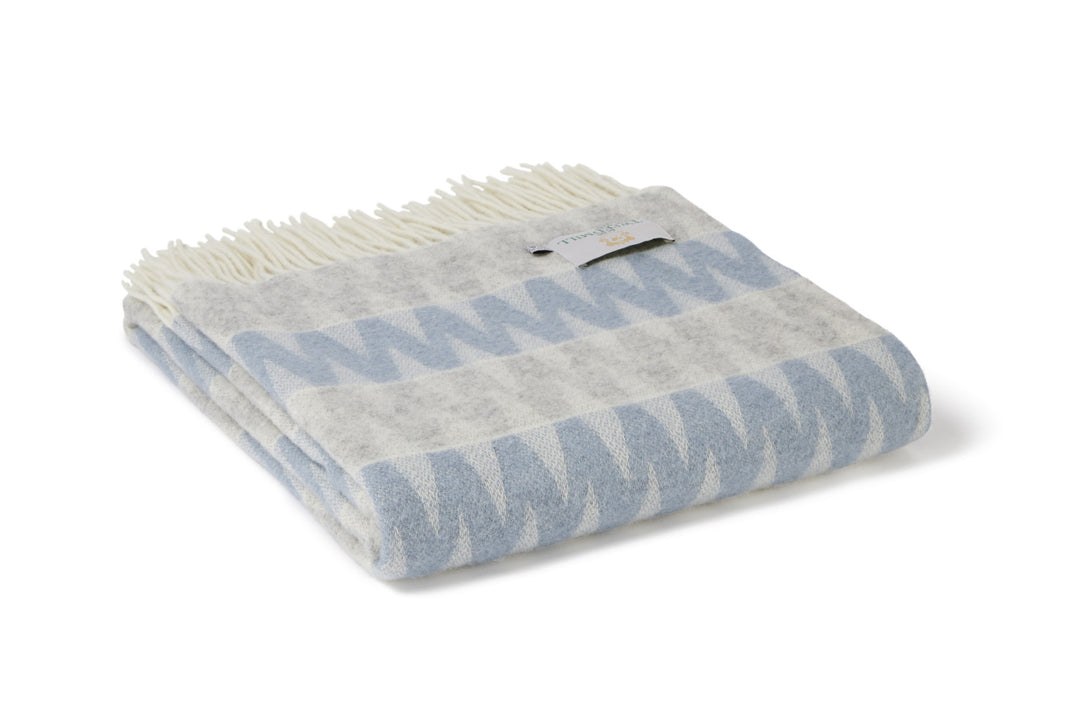 Tweedmill Blue Mist Lifestyle Snowdonia Throw for sale at Source for the Goose 