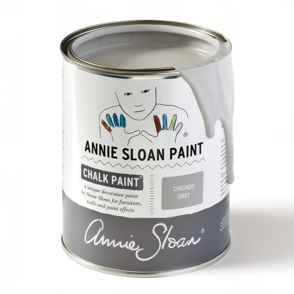 1L Chicago Grey Chalk Paint by Annie Sloan for sale at Source for the Goose, Devon, UK