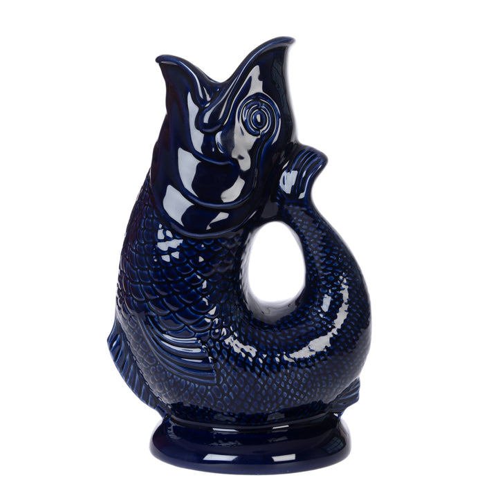 Large Cobalt Blue Glug Jug for sale at Source for the Goose 