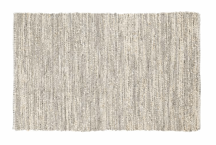 Grey wool rug, Shetland by Waltons of Yorkshire