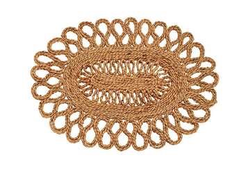 Hand Woven Jute Tablemat for sale at Source for the Goose, Devon