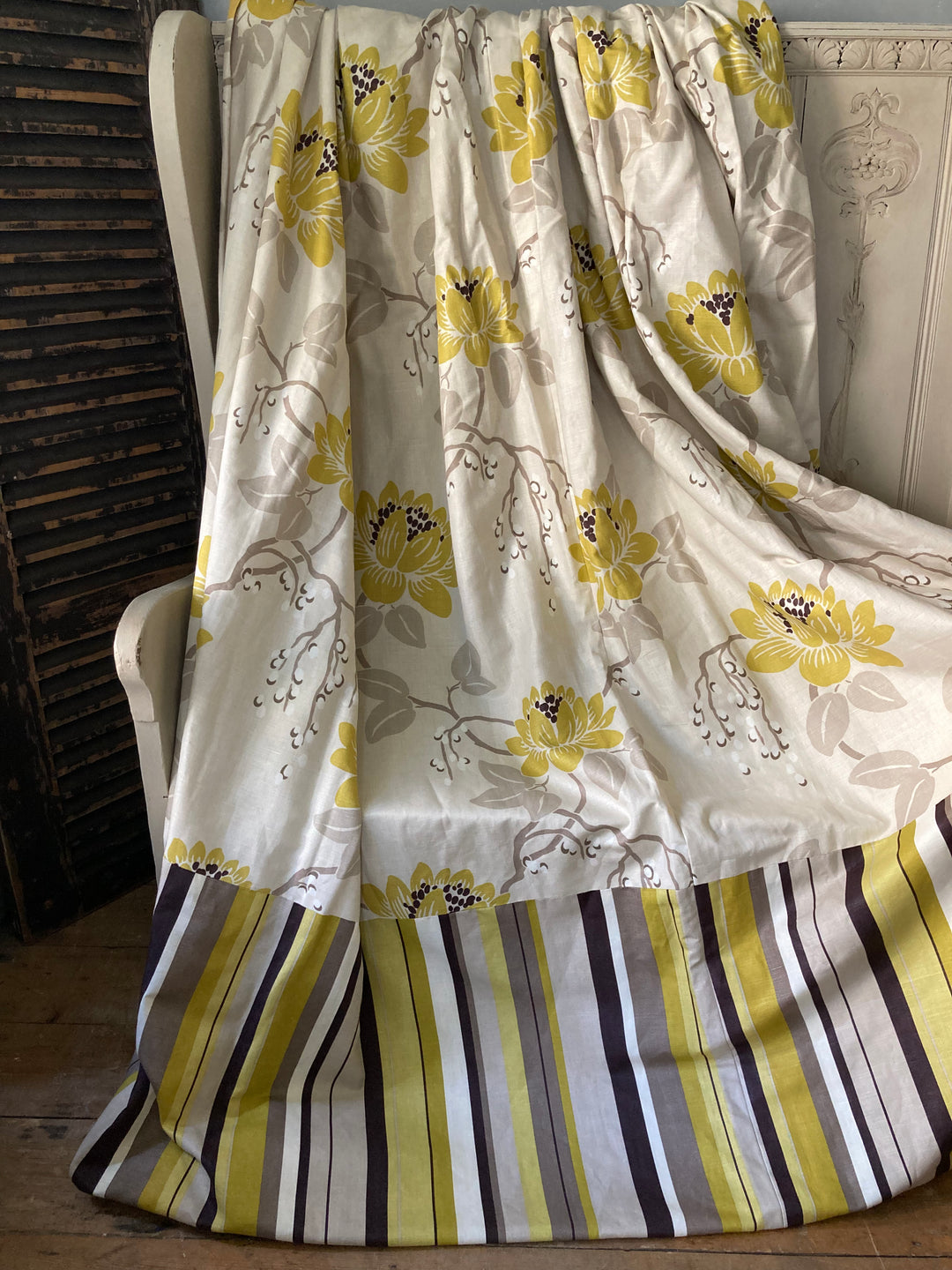 Handmade Pair of Romo Curtains at Source for the Goose, Devon