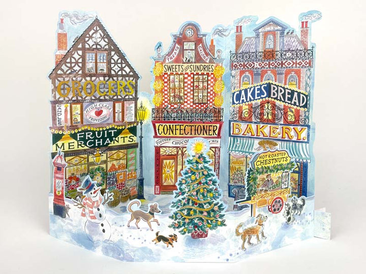 Emily Sutton's High Street Advent Calendar for sale at Source for the Goose, Devon
