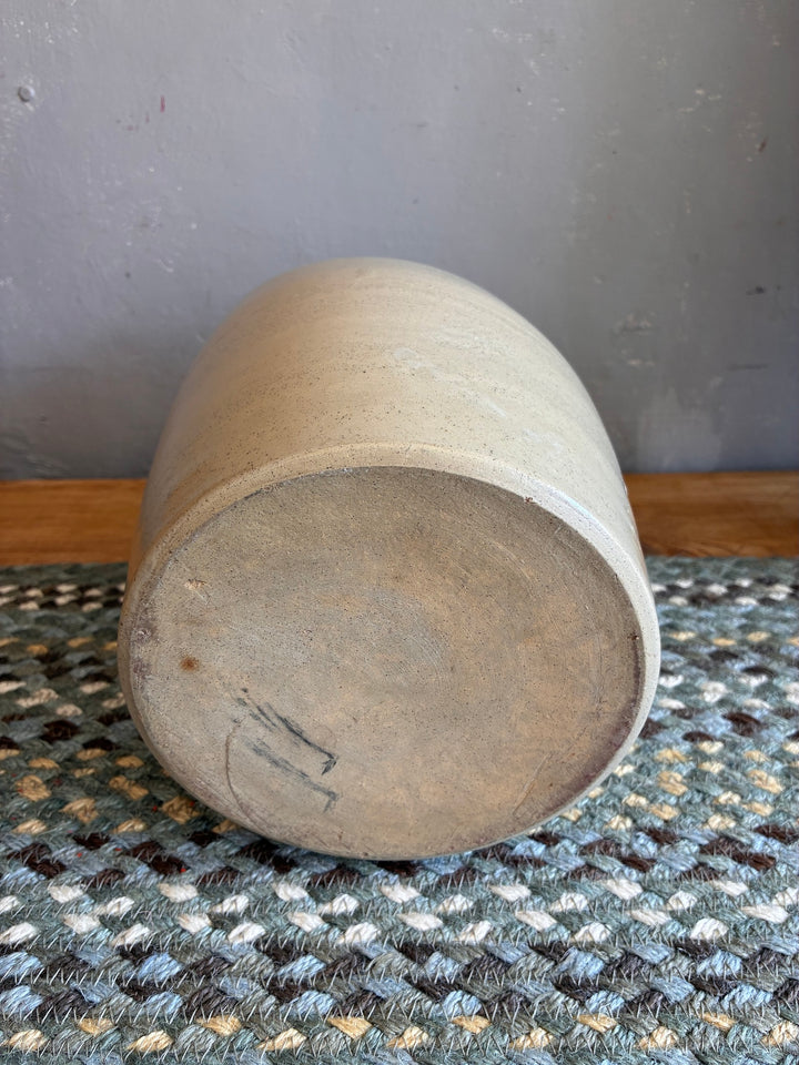 Bottom view of Large Stoneware Studio Pottery Jug showcasing its beautiful glaze and artisanal craftsmanship.