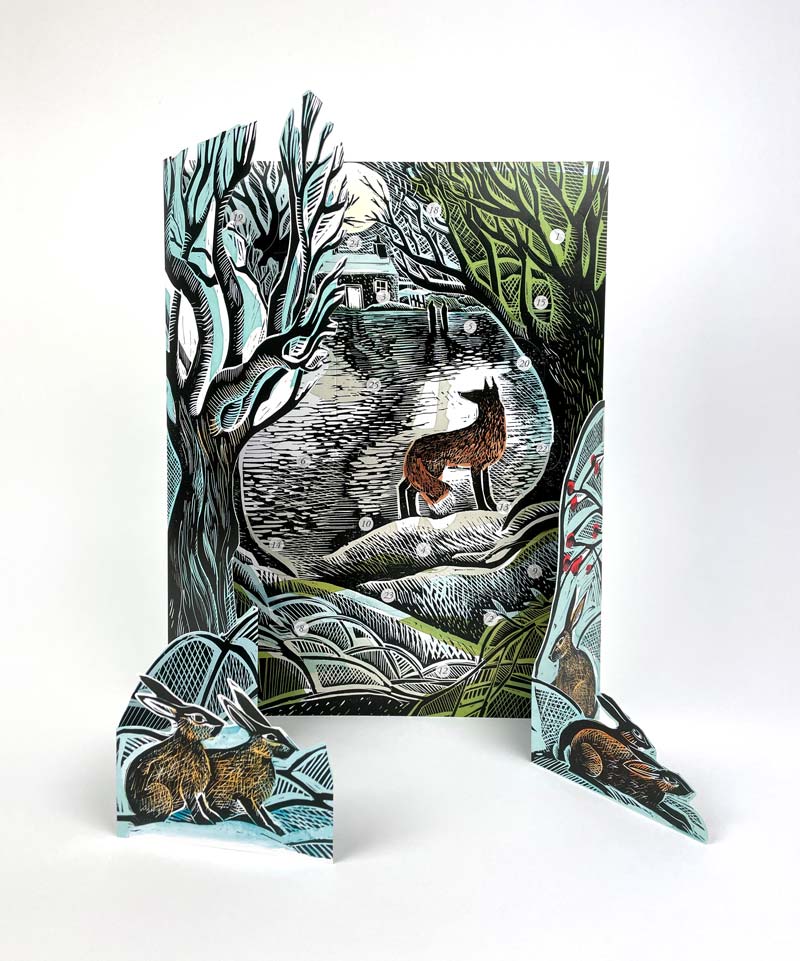 Angela Harding Advent Calendar - Midnight Fox for sale at Source for the Goose 
