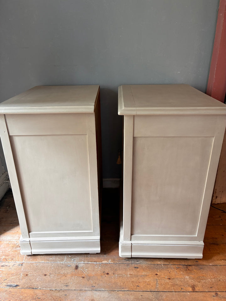 The Manoir - Oversized Painted Side Cupboards showcasing hand painted country house style.