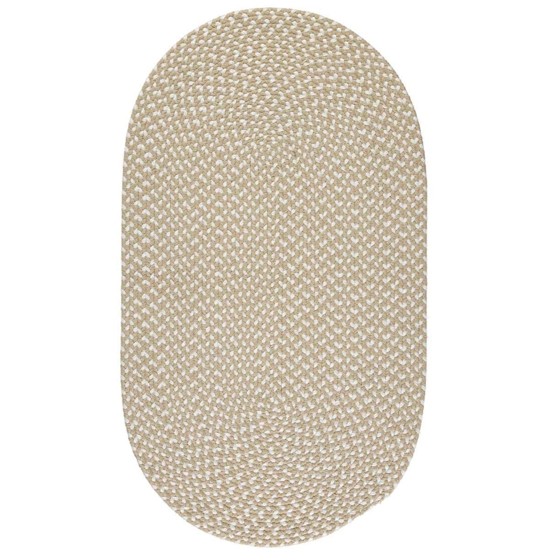 Sand Eco Oval Braided Rug at Source for the Goose 