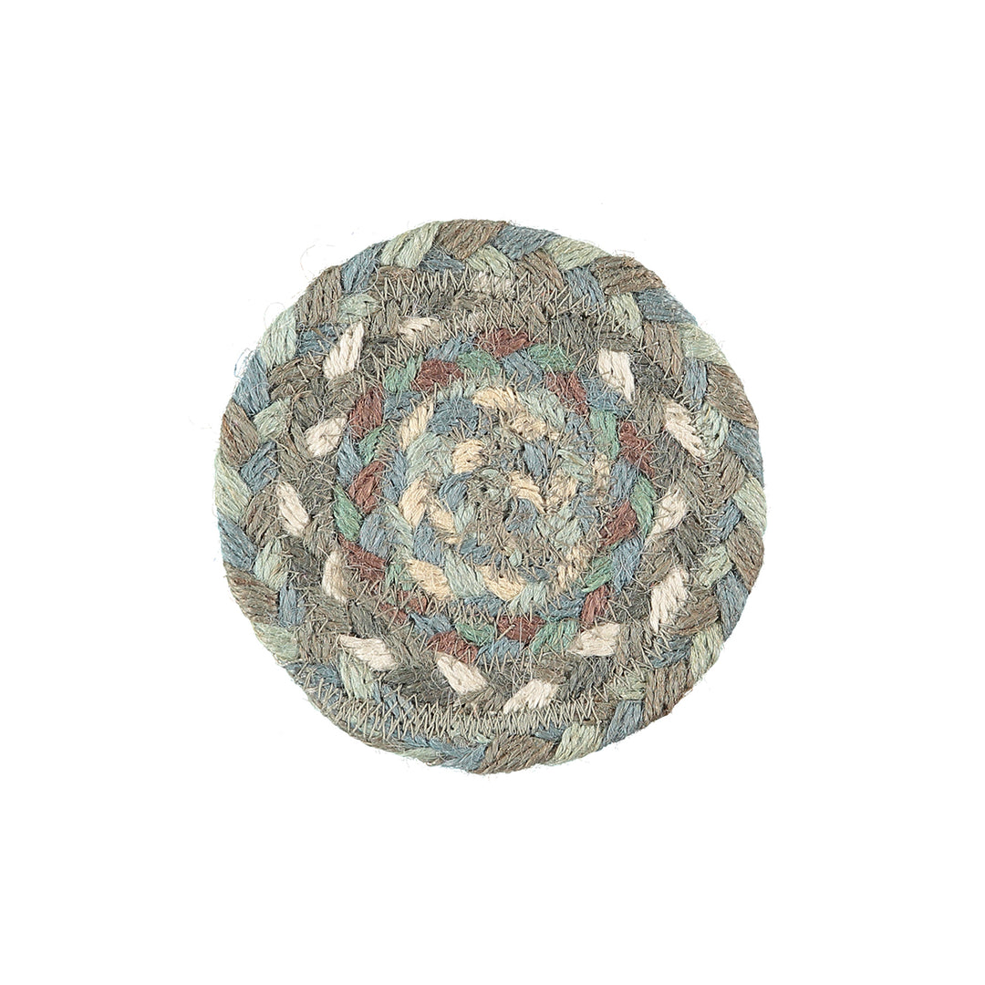 Set of Six Jute Coasters - Seaspray for sale at Source for the Goose 