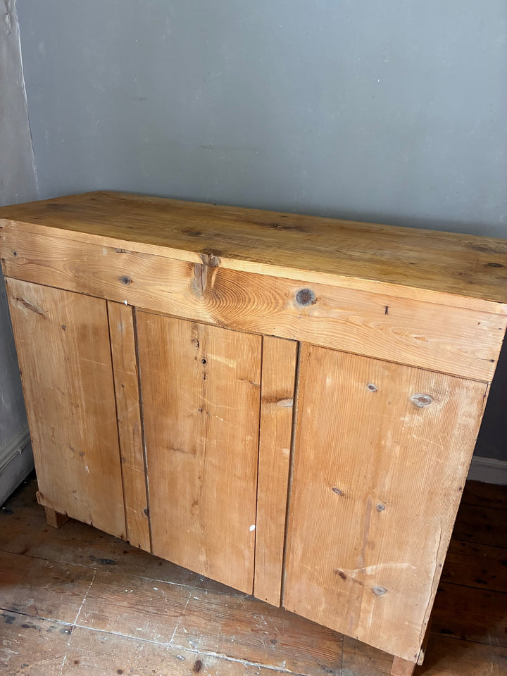 Rustic Antique Pine French Cupboard from Source for the Goose, showcasing timeless charm in aged pine.
