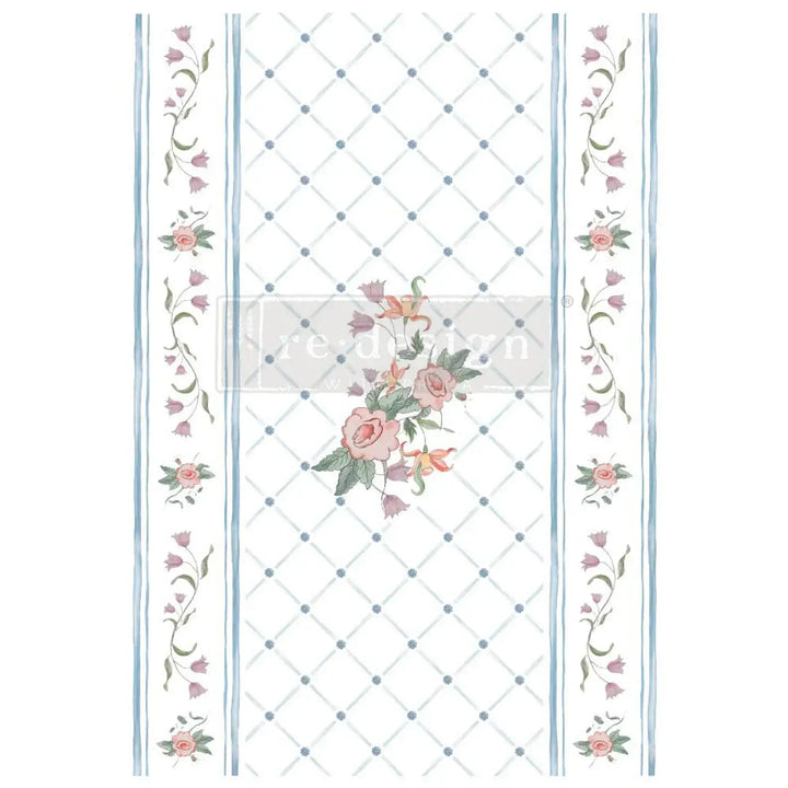 Annie Sloan Swedish Posy Decor Transfer
