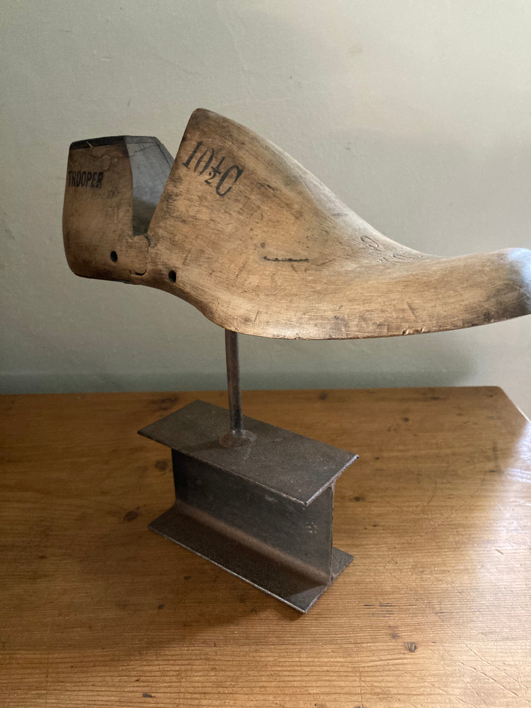 Vintage Shoe Last on Stand for sale at Source for the Goose 