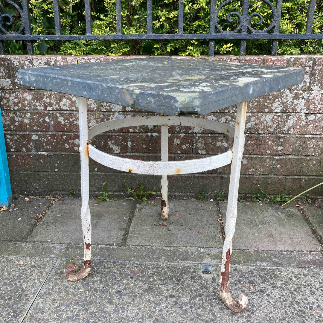 Vintage Slate Top Garden Table