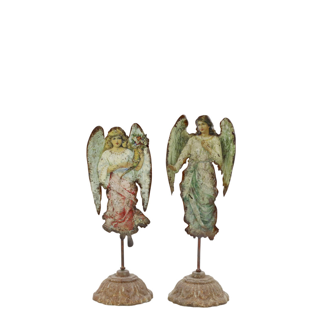 Vintage Style Christmas Angel Decorations from Source for the Goose, Devon, perfect for festive tablescapes.