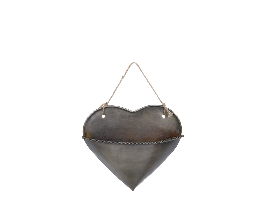 Small Decorative Wall Hanging Heart Pocket  for sale at Source for the Goose 