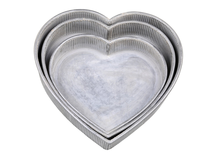 Zinc Heart Shape Tray for sale at Source for the Goose 