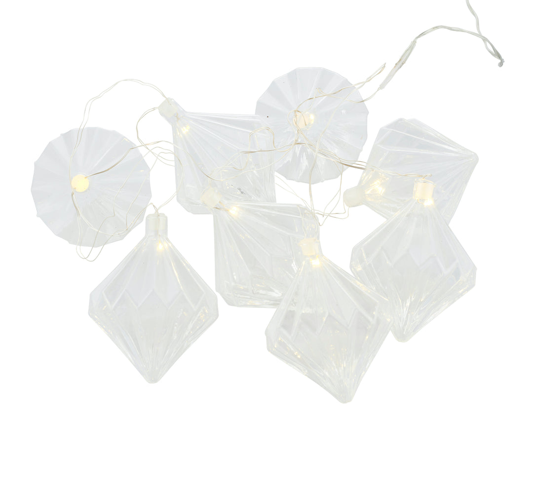 Sirius Nellie LED Clear Glass Garland