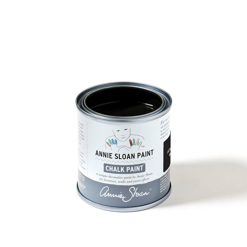 120ml Athenian Black Chalk Paint by Annie Sloan for sale at Source for the Goose, Devon 