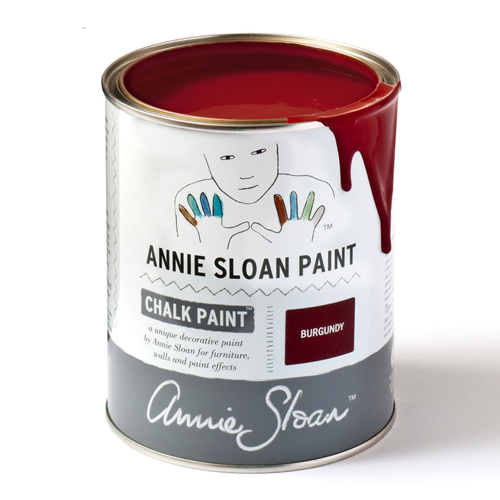 1L Burgundy Chalk Paint for sale at Source for the Goose, Devon, UK