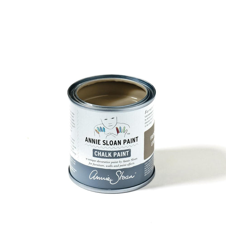 120ml French Linen Chalk Paint by Annie Sloan for sale at Source for the Goose, Devon