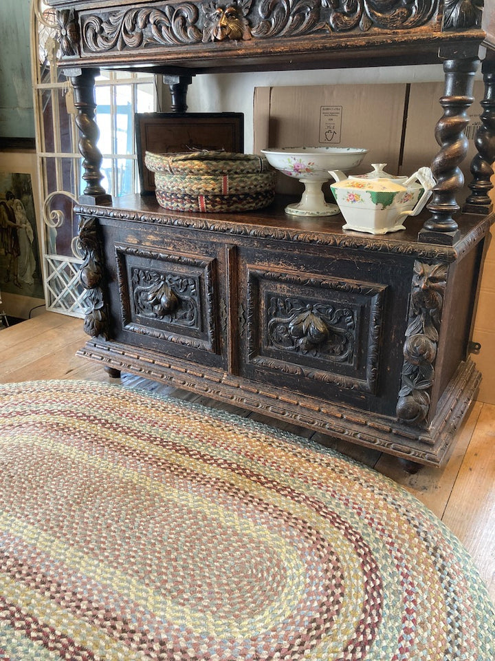 Pampas Oval Organic Jute Braided Rug for sale at Source for the Goose, Devon