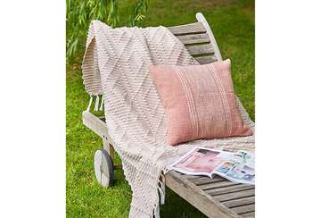 Botella Blush Pink Throw by Walton & Co for sale at Source for the Goose, Devon
