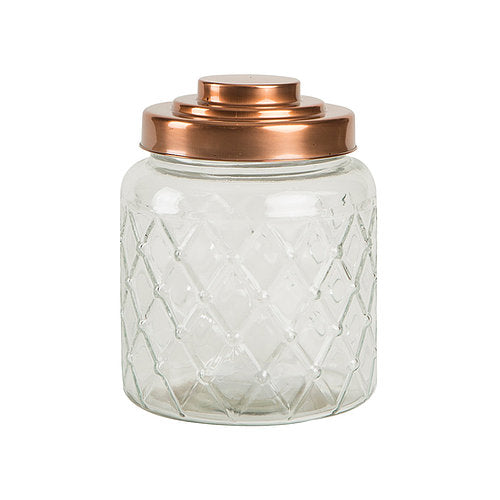 Tg Green Fat Lattice Copper Top Jar