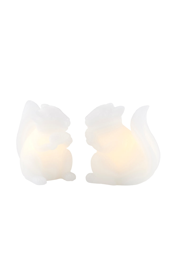 white candle effect light squirrel for sale at Source for the Goose 