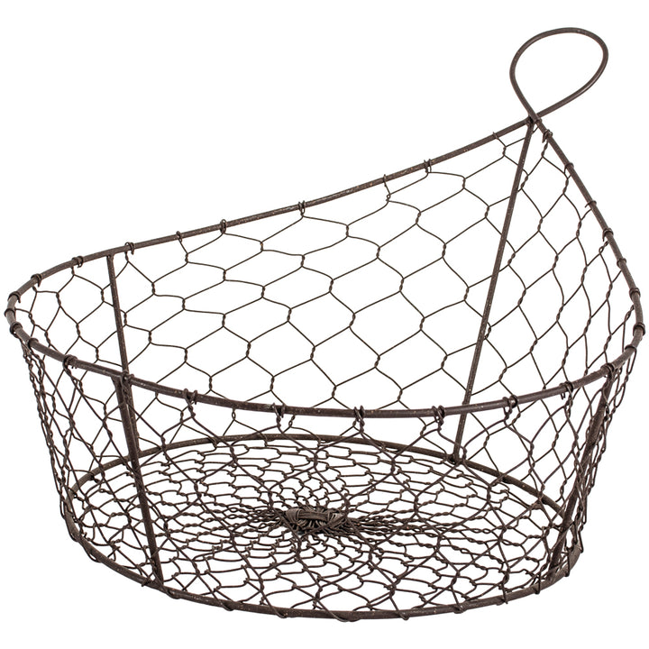tear shaped metal wall basket by Grand Illusions at Source for the Goose 
