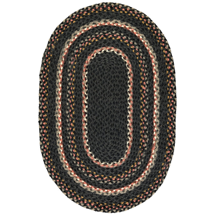 Marble Oval Organic Jute Rug by The Braided Rug Company