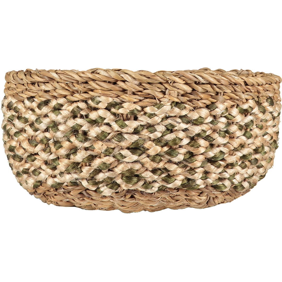 Olive/White Organic Casserole Basket