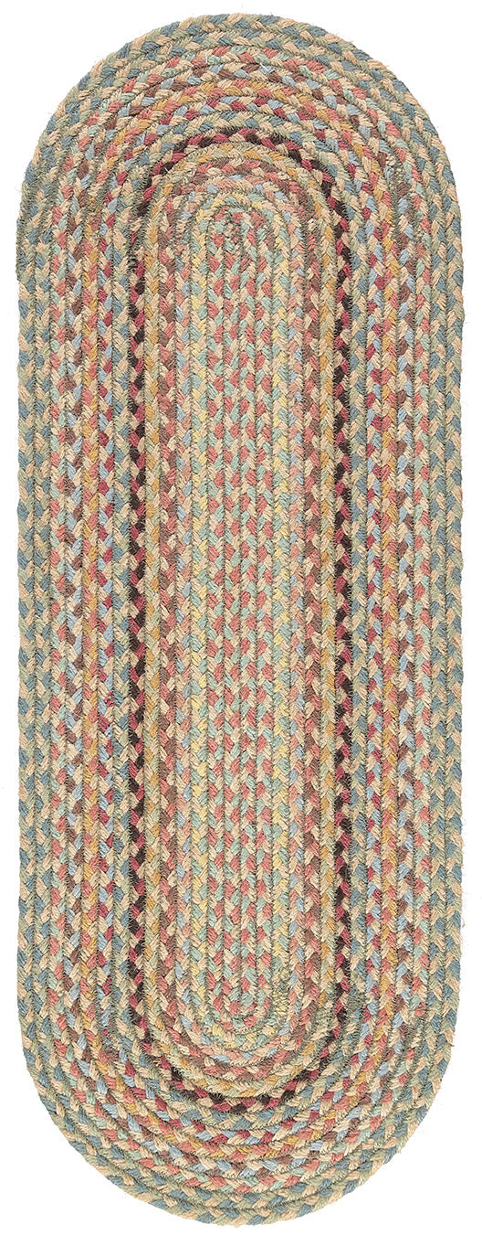 Jute Table Runner in Pampas from The Braided Rug Company