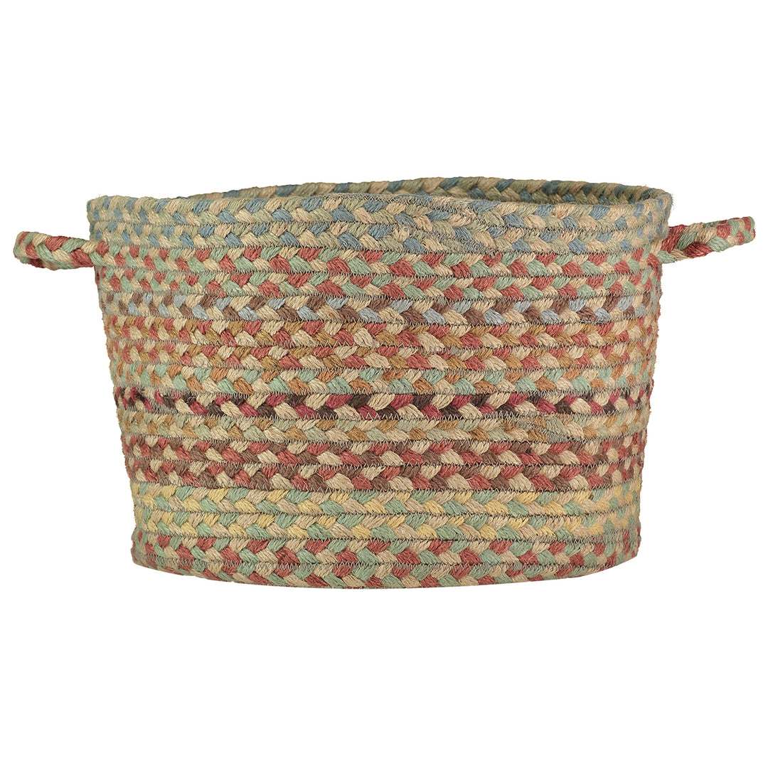 Pampas Jute Basket with Handles from The Braided Rug Company
