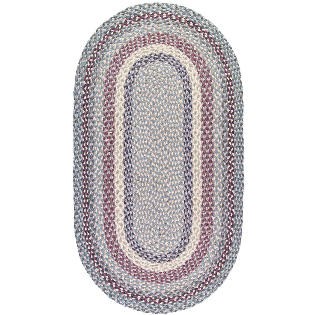 Tundra Oval Organic Jute Rug by the Braided Rug Company