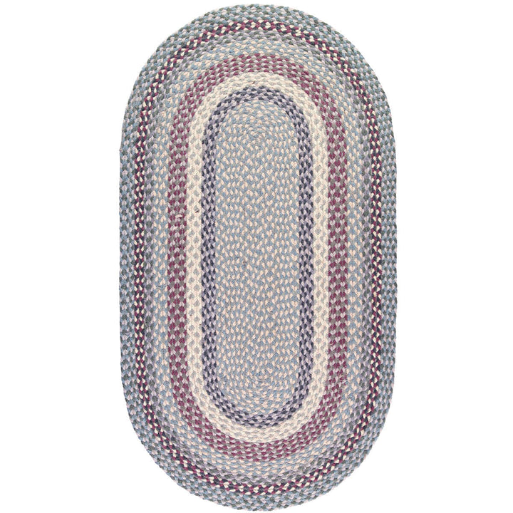 Tundra Oval Organic Jute Rug by the Braided Rug Company