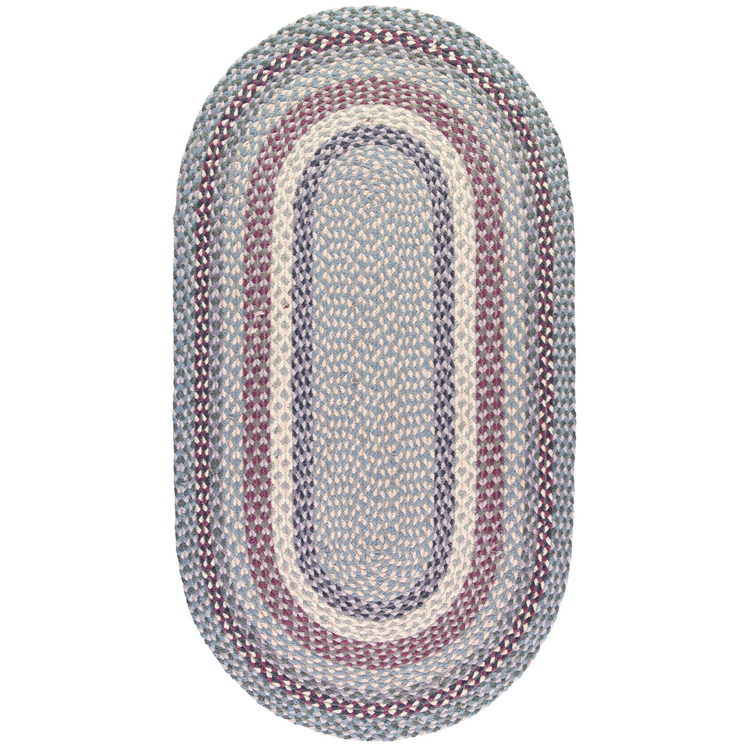 Tundra Oval Organic Jute Rug by the Braided Rug Company