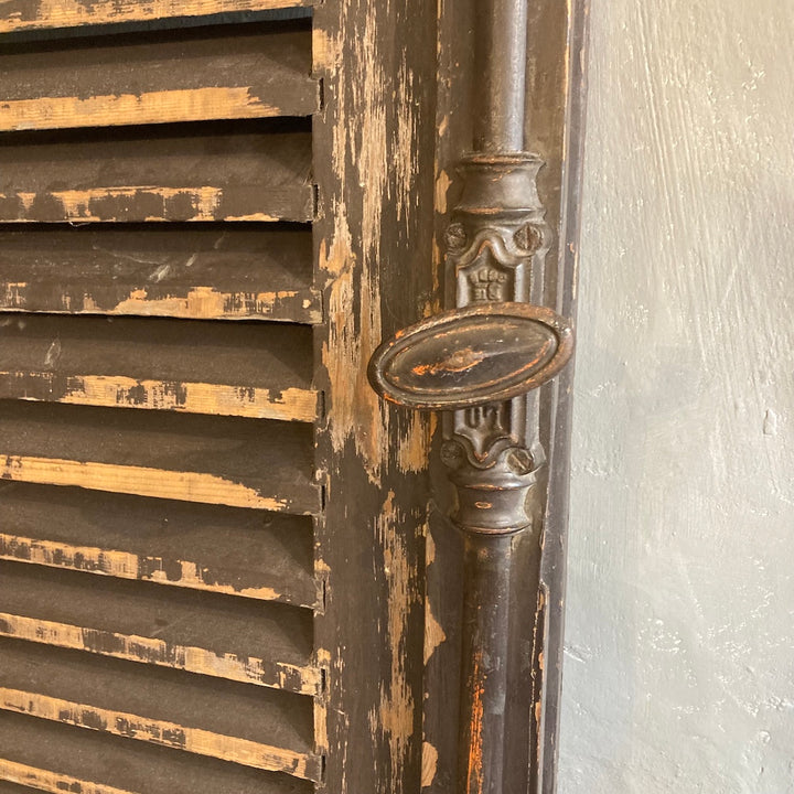 French wooden shutter with original hardware
