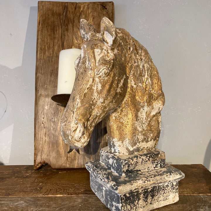 vintage style horse head ornament for sale at Source for the Goose, Devon, UK
